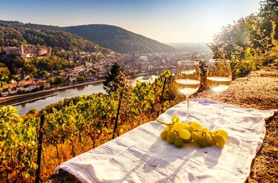 Weinchen mit Ausblick - Heidelberg Marketing / Tobias Schwerdt - ©Heidelberg Marketing / Tobias Schwerdt