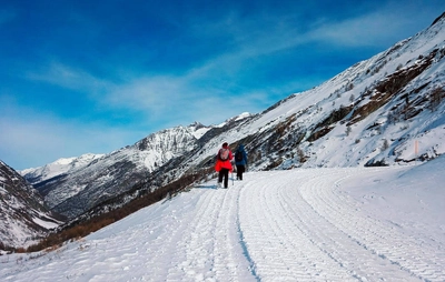 Winterwandern im Saastal - Sabine Peter