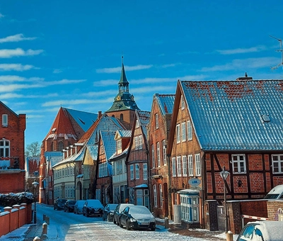 Winterliche Altstadt von Lüneburg - Lüneburg Marketing GmbH - © Lüneburg Marketing GmbH