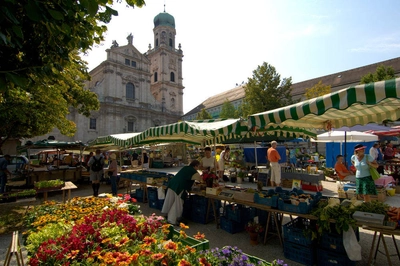 Wochenmarkt in Passau - Passau Tourismus e. V. - © Passau Tourismus e. V.