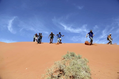 Wüstenwanderung im Wadi Rum - Christiane Flechtner