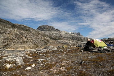 Zeltlager am Sermilik-Fjord - Christiane Flechtner