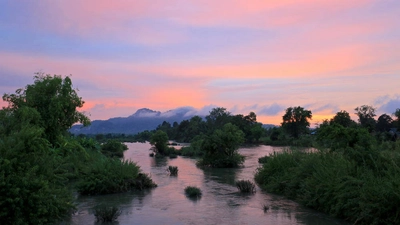 Abendstimmung auf Don Khong Island - Cyril Eberle - © Cyril Eberle