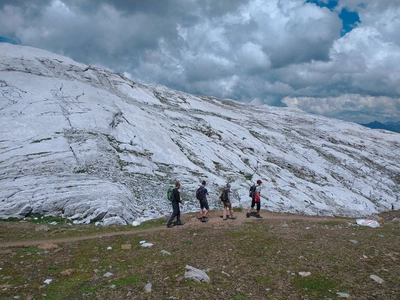 Abstieg vom Rätschenhorn zur Madrisa Alp - Behzad Marvie