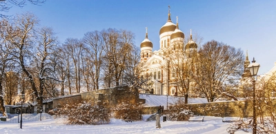 Alexander Nevsky Kathedrale im winterlichen Tallinn - dimbar76 - dimbar76 /Adobe.com