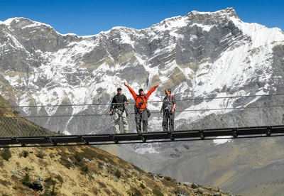 Auf Annapurna-Umrundung - Oliver Schulz