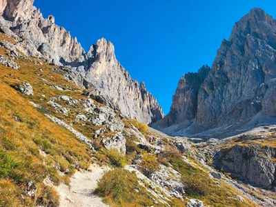 Auf dem Weg zur Langkofelhütte - Mareike Potrikus