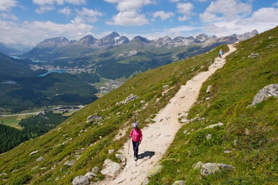 Auf dem Weg zur Segantini-Hütte - Darek Wylezol