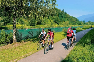 Auf dem Drau-Radweg - Ferdinand Neumüller / Kärnten Werbung - © F. Neumüller / Kärnten Werbung