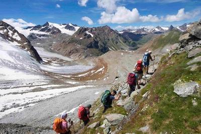 Aufstieg zum Rettenbachjoch - Darek Wylezol