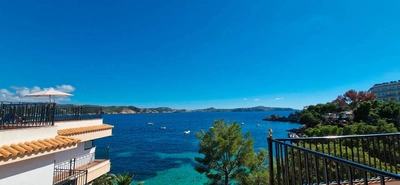 Ausblick Hotel Cala Fornells -