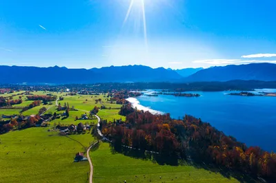 "Blaues Land" - Staffelsee mit Inseln - David Brown - © David Brown