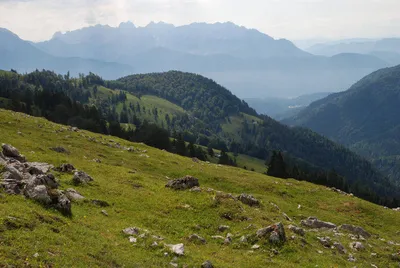 Blick von der Himmelmoosalm auf den Wilden Kaiser - Gerd Thiel