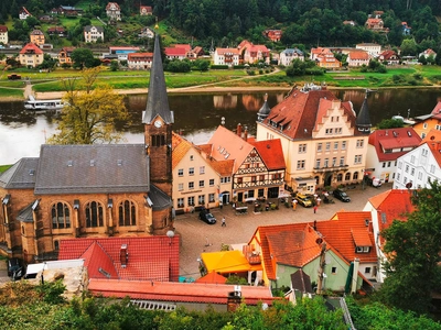 Blick auf Wehlen - Peter Bartel