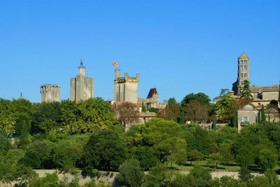 Blick auf das Herzogtum von Uzès - Tourisme Pays d'Uzès