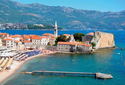 Blick auf die Altstadt von Budva - Kai Jes