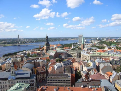 Blick auf die Hansestadt Riga - Delta Tours
