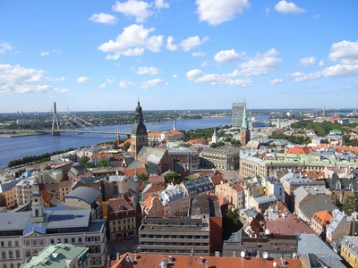 Blick auf die Hansestadt Riga - Delta Tours