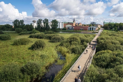 Blick auf Kristianstad - Tourism in Skåne