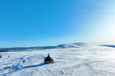 Blick über das Veslefjell - Kamben Hoyfjellshotel