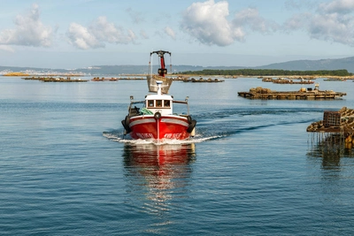 Boot in der Ría de Arousa - Arthur Selbach - © Arthur Selbach