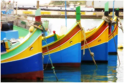 Boote im Hafen von Marsaxlokk – Malta – M. Hartmut - Makus Hartmut