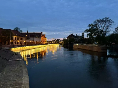 Breslau in der Abenddämmerung -