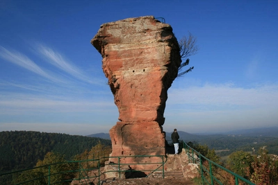 Burgruine Drachenfels - P.Zimmermann - © Touristinfo Dahner Felsenland