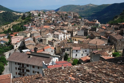 Civita - Blick vom Zimmerbalkon - Gerd Thiel