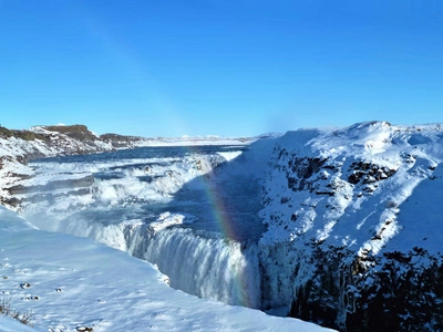 Der Gullfoss im Winter - Birgit Schröder