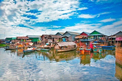 Dörfer am Tonle Sap See - Aleksandar Todorovic - © Aleksandar Todorovic / Adobe.com