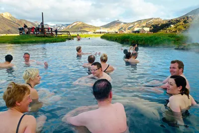 Entspannungsbad in Landmannalaugar - Waldemar Hindersin