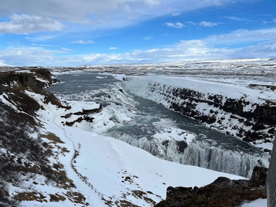 Gullfoss im Winter - Franziska Brandt