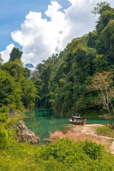 Idyllische Fahrt über den Cheow Lan-See - Klaus Hoffmann