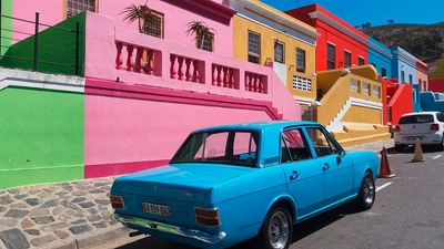 Kapstadt - Bunte Häuser im Bo-Kaap - Josefine Franken-Rütten