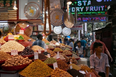 Markt in Delhi - Brigitte Globig