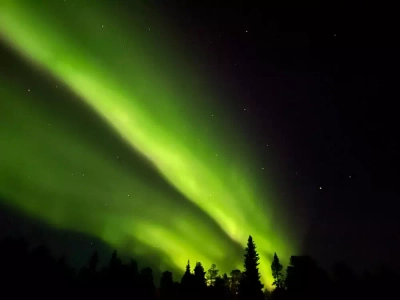 Nordlichter über Torassieppi - Franziska Brandt