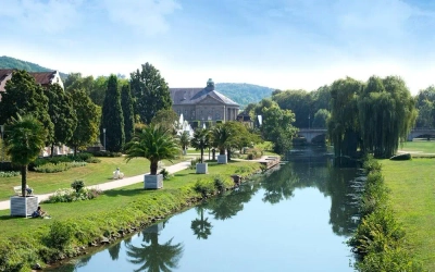 Saaleufer am Rosengarten - Bayer. Staatsbad Bad Kissingen GmbH_Foto Ingo Peters - © Bayer. Staatsbad Bad Kissingen GmbH_Foto Ingo Peters