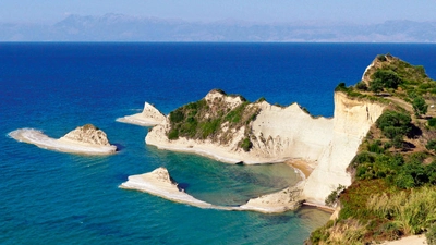 Sandsteinklippen in Sidari - Leonid Kogosov