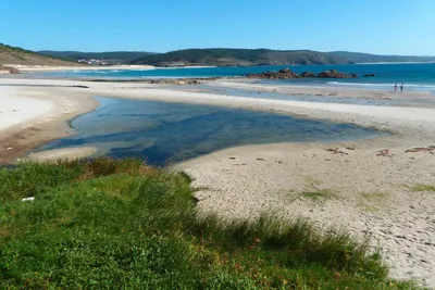 Sandstrandbucht Praia de Nemiña bei Lires - Florian Schipka