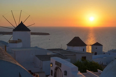 Santorini - Sonnenuntergang bei Oia - Gerd Thiel