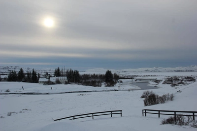 Schneebedeckte Landschalft im Thingvellir-Nationalpark - Susanne Gotthardt