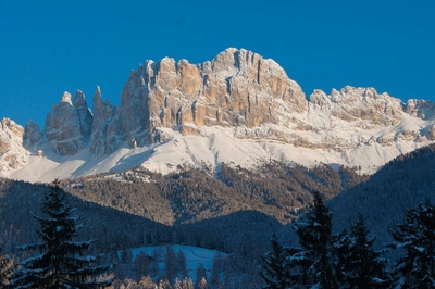 Schneebedeckter Rosengarten - David Rieger (Hotel Vajolet)