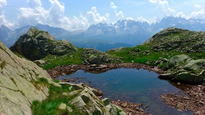 Seenlandschaft in den Brenta-Dolomiten - Ralph Krüger