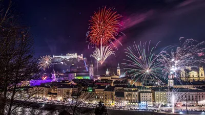 Silvesterfeuerwerk Salzburg - © Tourismus Salzburg GmbH