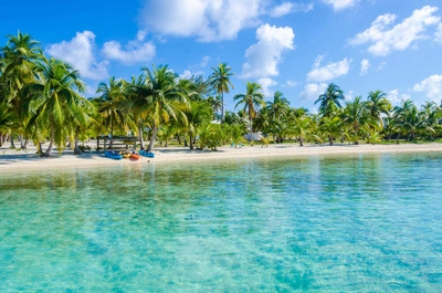 Strand auf Caye Caulker - Simon Dannhauer - © Simon Dannhauer / Adobe.com