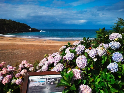 Strand in Lluarca - Peter Bartel