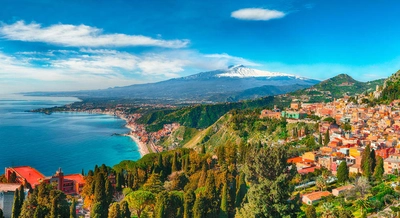 Taormina und Vulkan Ätna - pilat666 - © pilat666 / Adobe.com