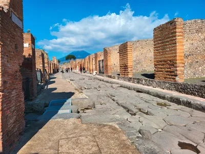 Unterwegs in Pompeji - Mareike Potrikus