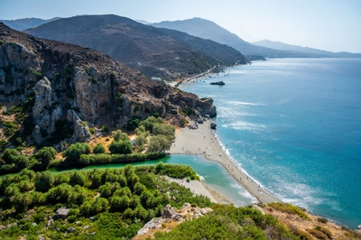 Palmenstrand Preveli